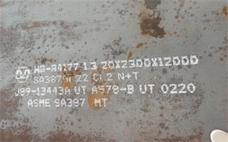 新余钢铁生产的SA387Gr22Cl2钢板